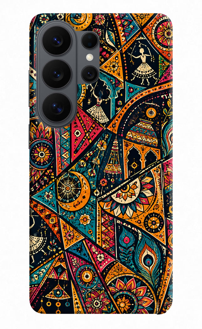 Folk Print Samsung S26 Ultra Hard Case Back Cover by Casekaro