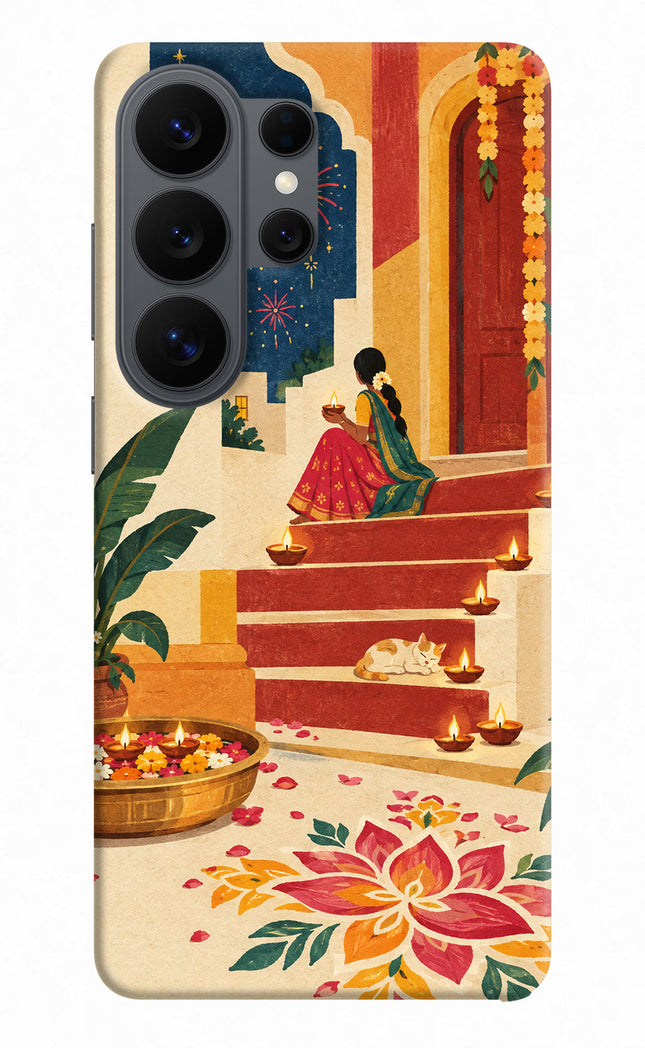 Diwali Rangoli Samsung S26 Ultra Hard Case Back Cover by Casekaro
