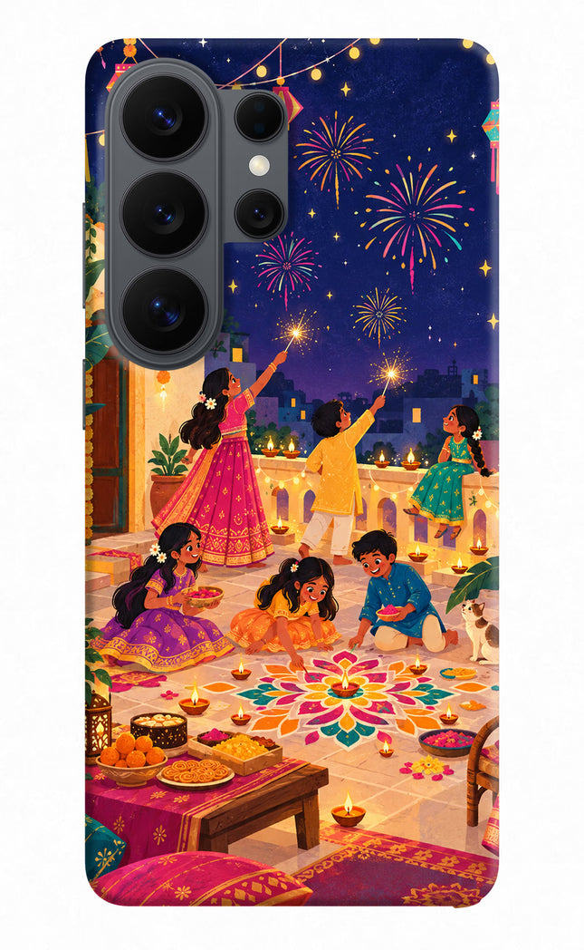 Diwali Night Samsung S26 Ultra Hard Case Back Cover by Casekaro