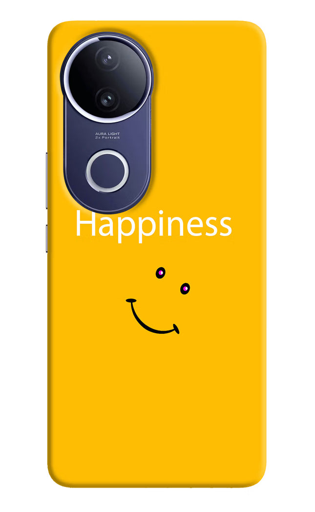 Happiness With Smiley Vivo V50e 5G Hard Case Back Cover by Casekaro
