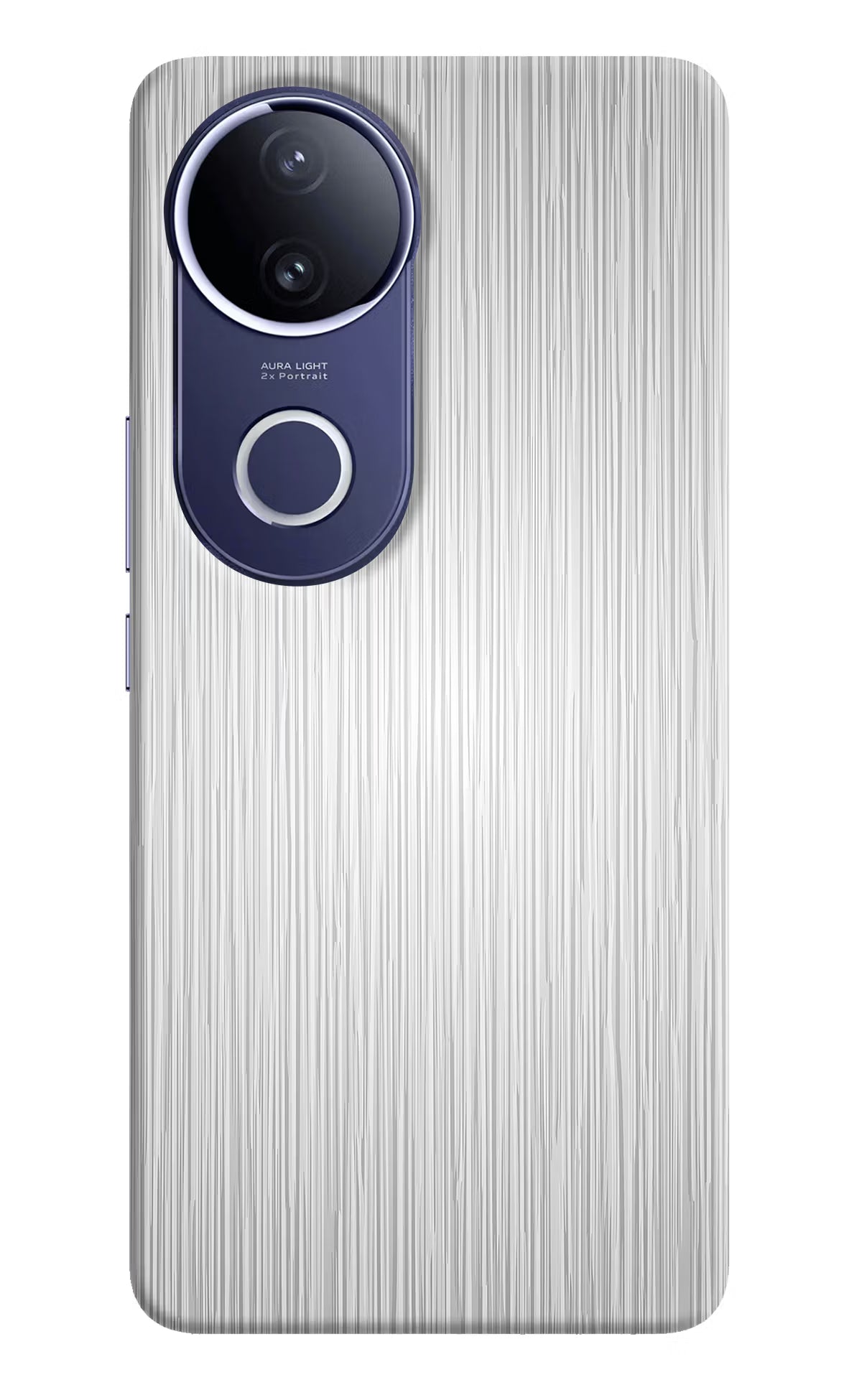 Wooden Grey Texture Vivo V50e 5G Hard Case Back Cover by Casekaro