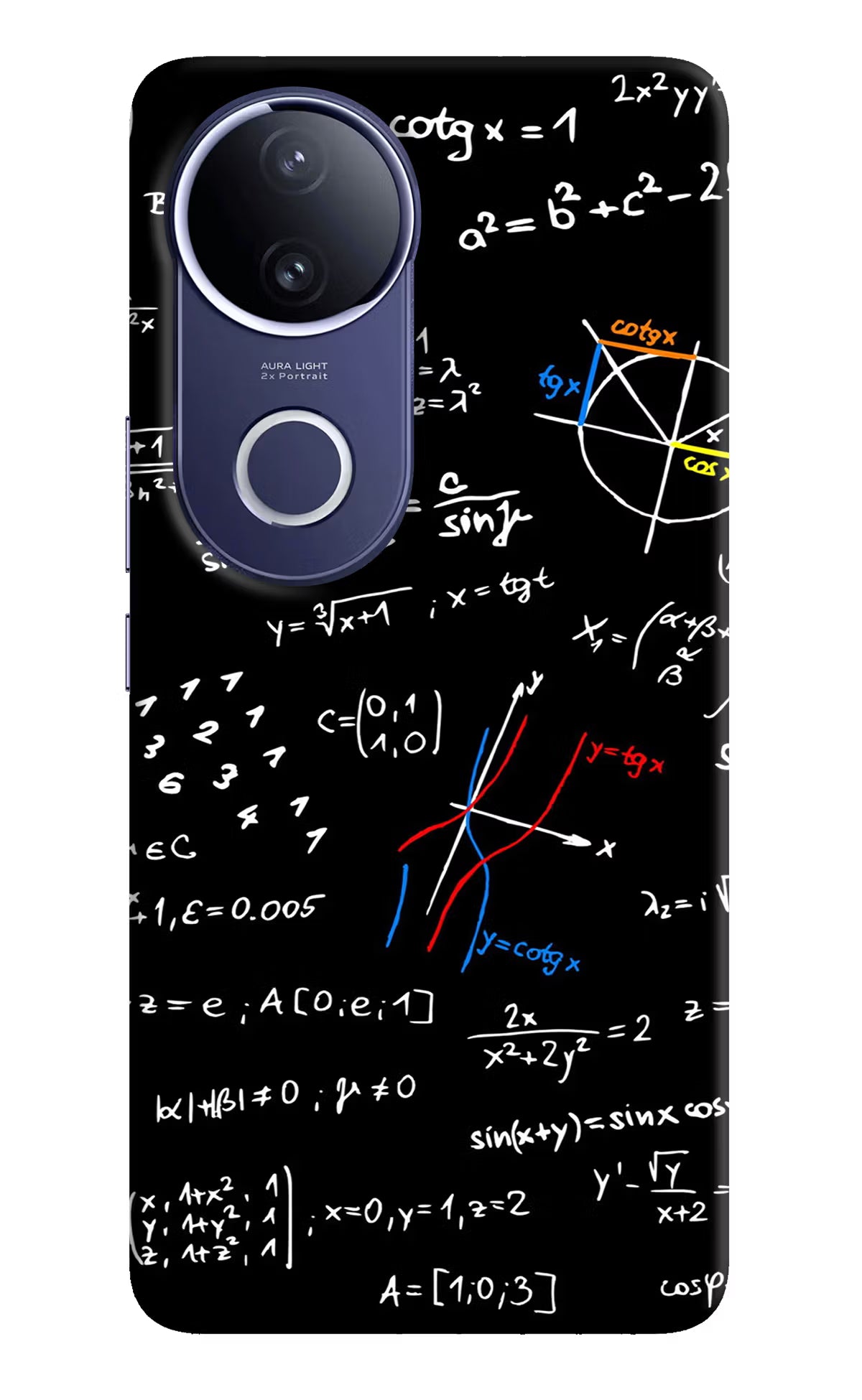 Mathematics Formula Vivo V50e 5G Hard Case Back Cover by Casekaro