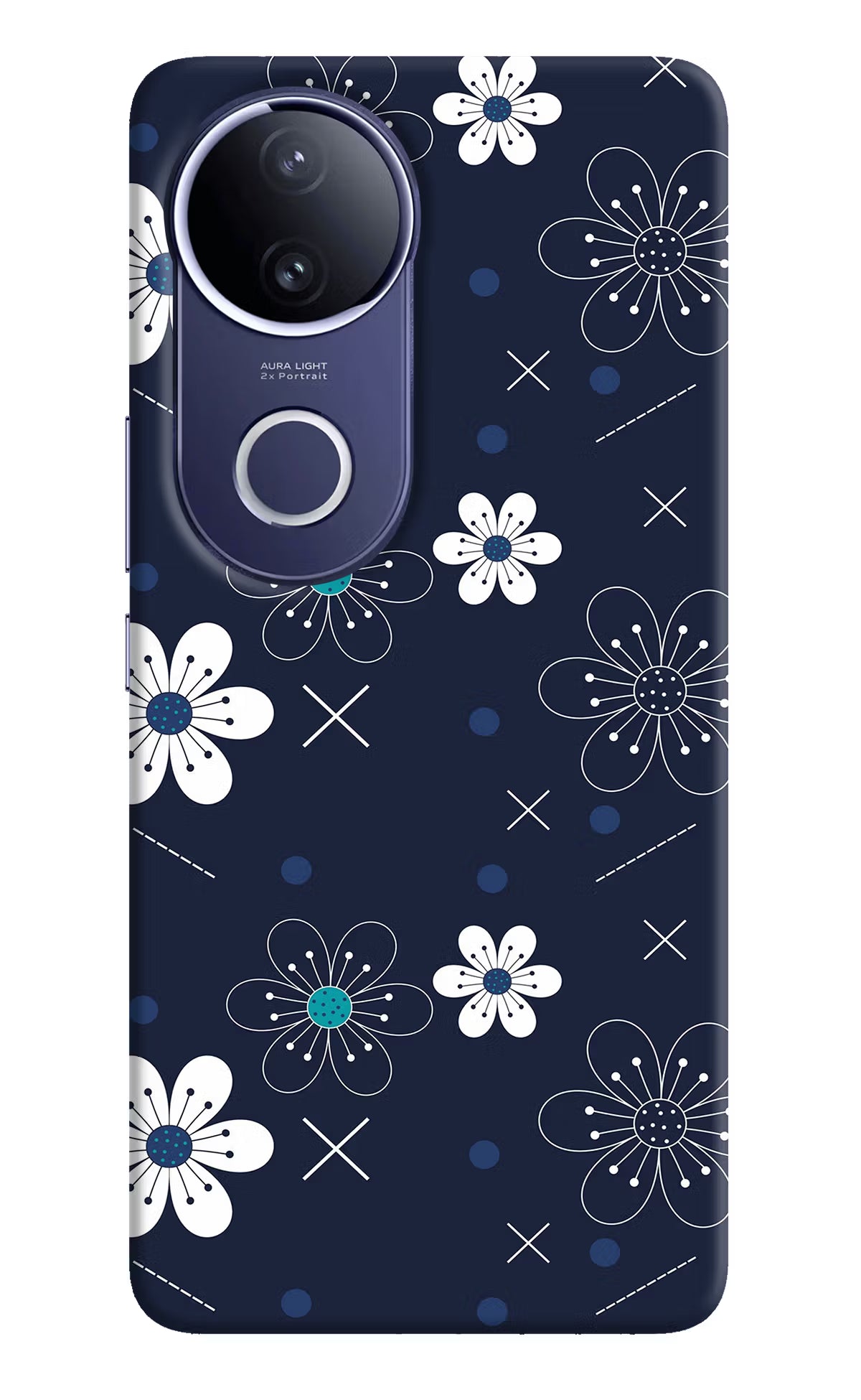 Flowers Vivo V50e 5G Hard Case Back Cover by Casekaro