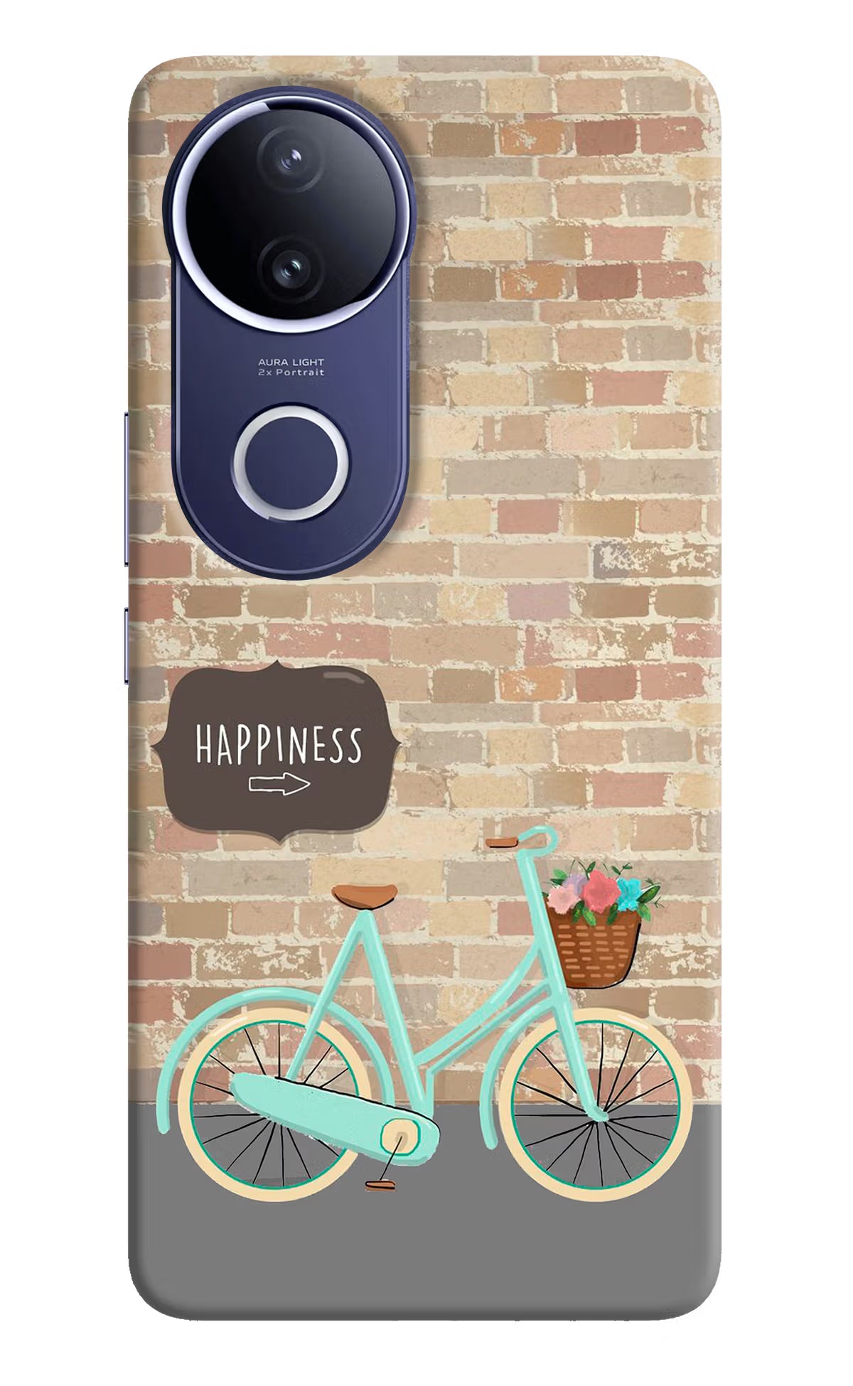 Happiness Artwork Vivo V50e 5G Hard Case Back Cover by Casekaro
