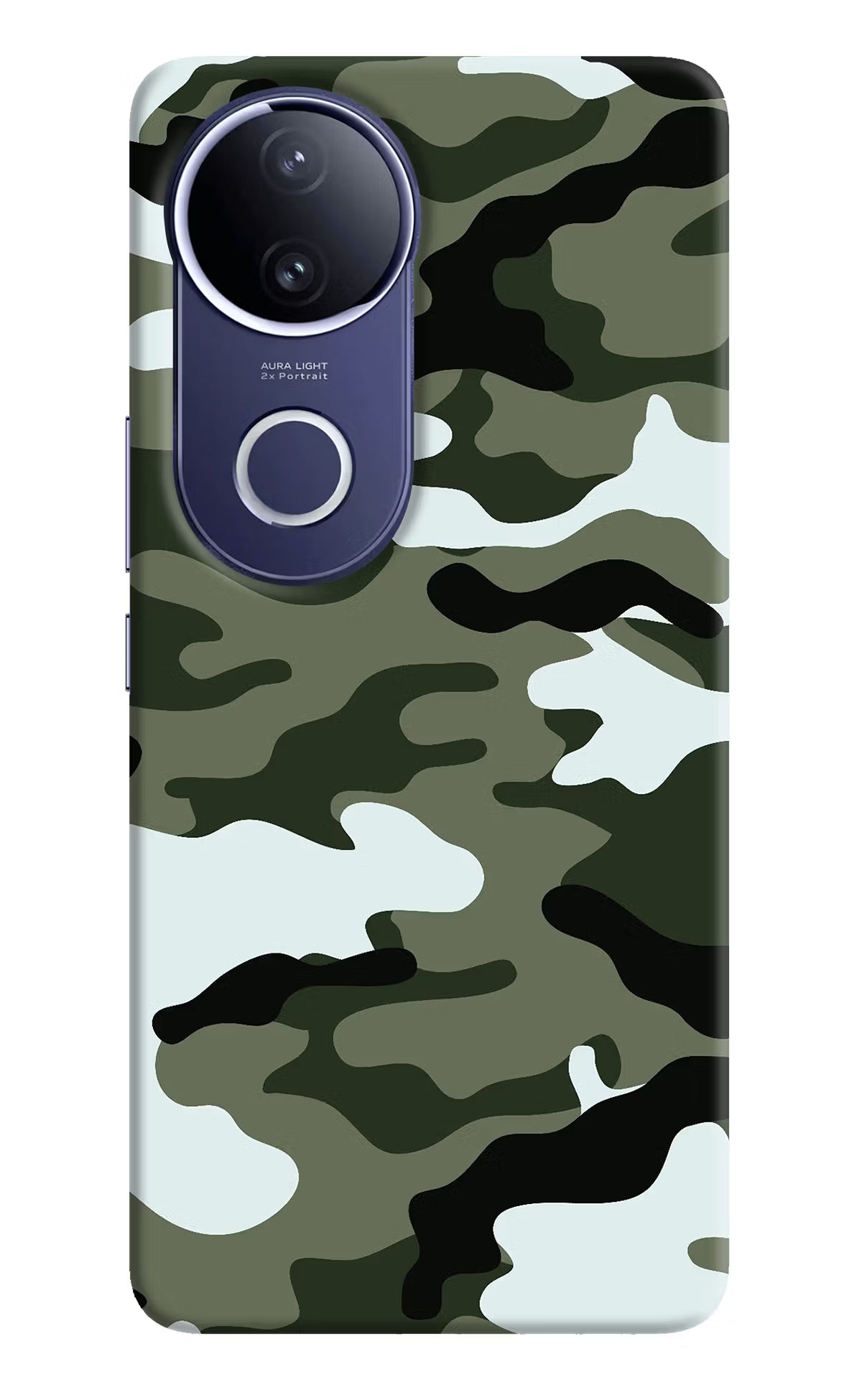 Camouflage Vivo V50e 5G Hard Case Back Cover by Casekaro