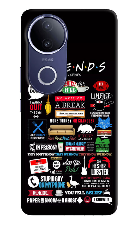 FRIENDS Vivo V50e 5G Hard Case Back Cover by Casekaro