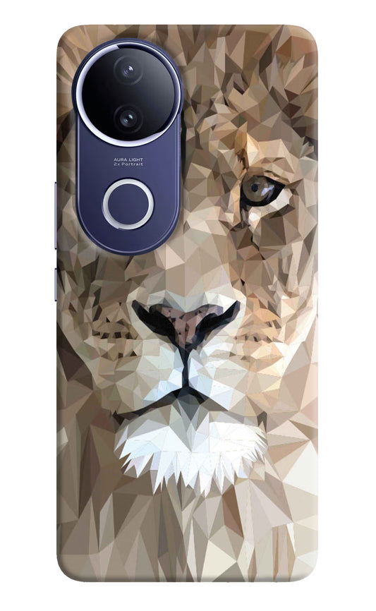 Lion Art Vivo V50e 5G Hard Case Back Cover by Casekaro