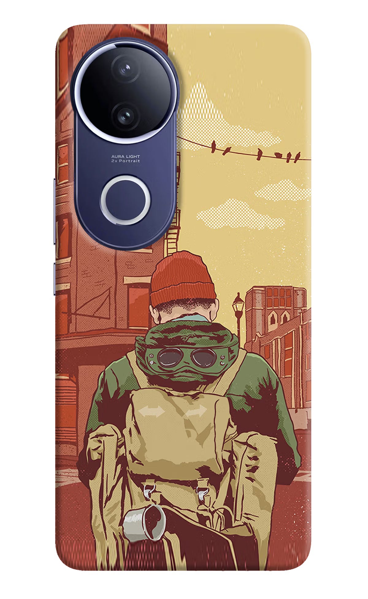 Adventurous Vivo V50e 5G Hard Case Back Cover by Casekaro