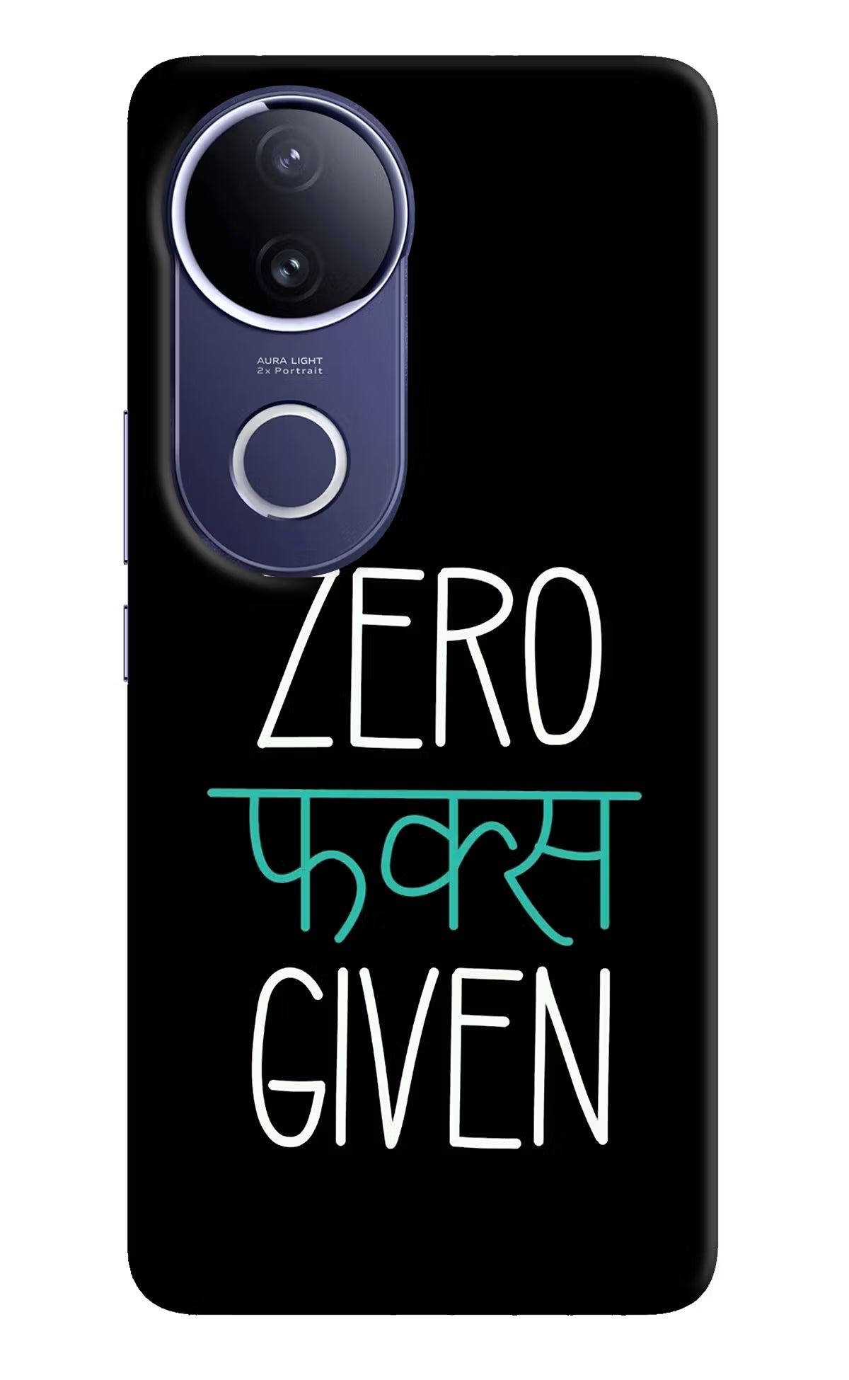 Zero Fucks Given Vivo V50e 5G Hard Case Back Cover by Casekaro