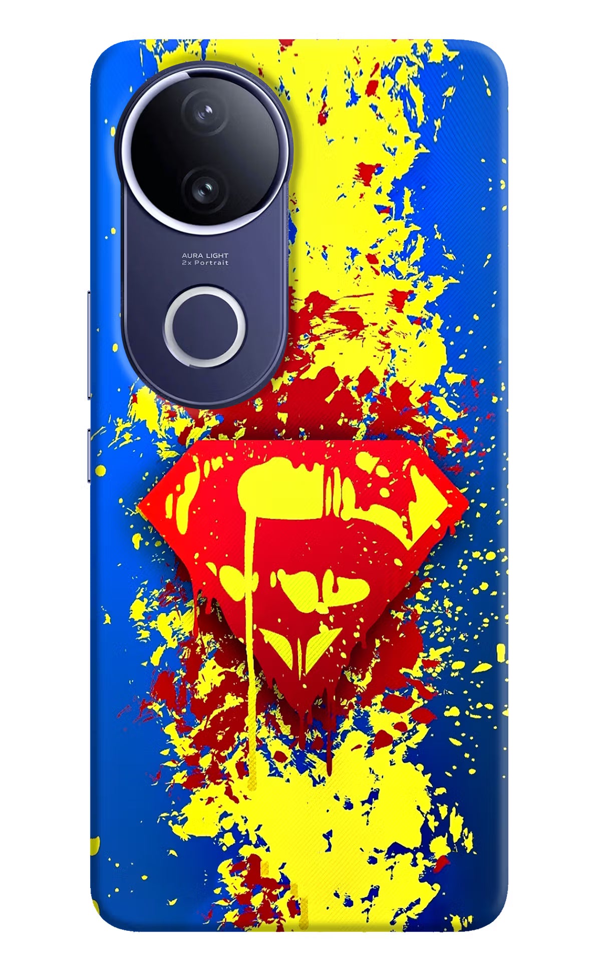 Superman logo Vivo V50e 5G Hard Case Back Cover by Casekaro