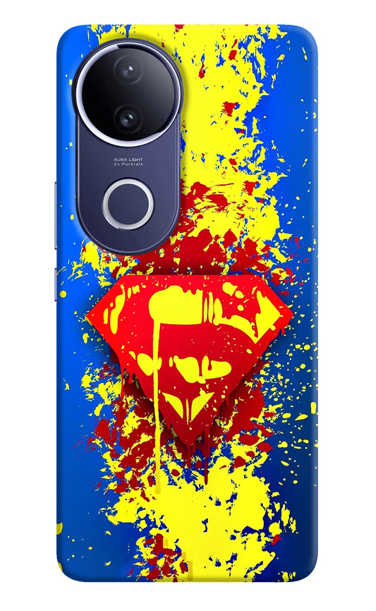 Superman logo Vivo V50e 5G Hard Case Back Cover by Casekaro