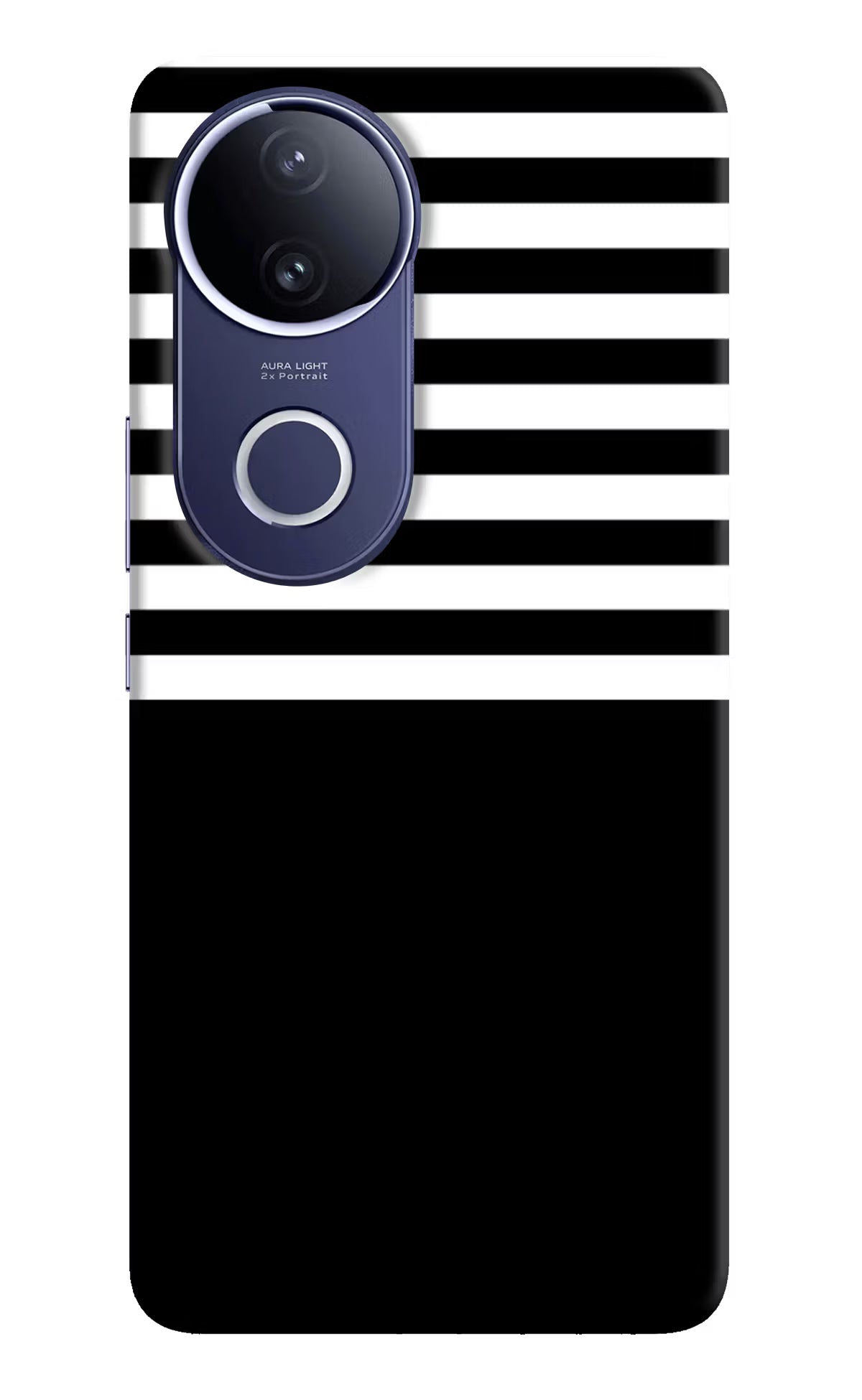 Black and White Print Vivo V50e 5G Hard Case Back Cover by Casekaro
