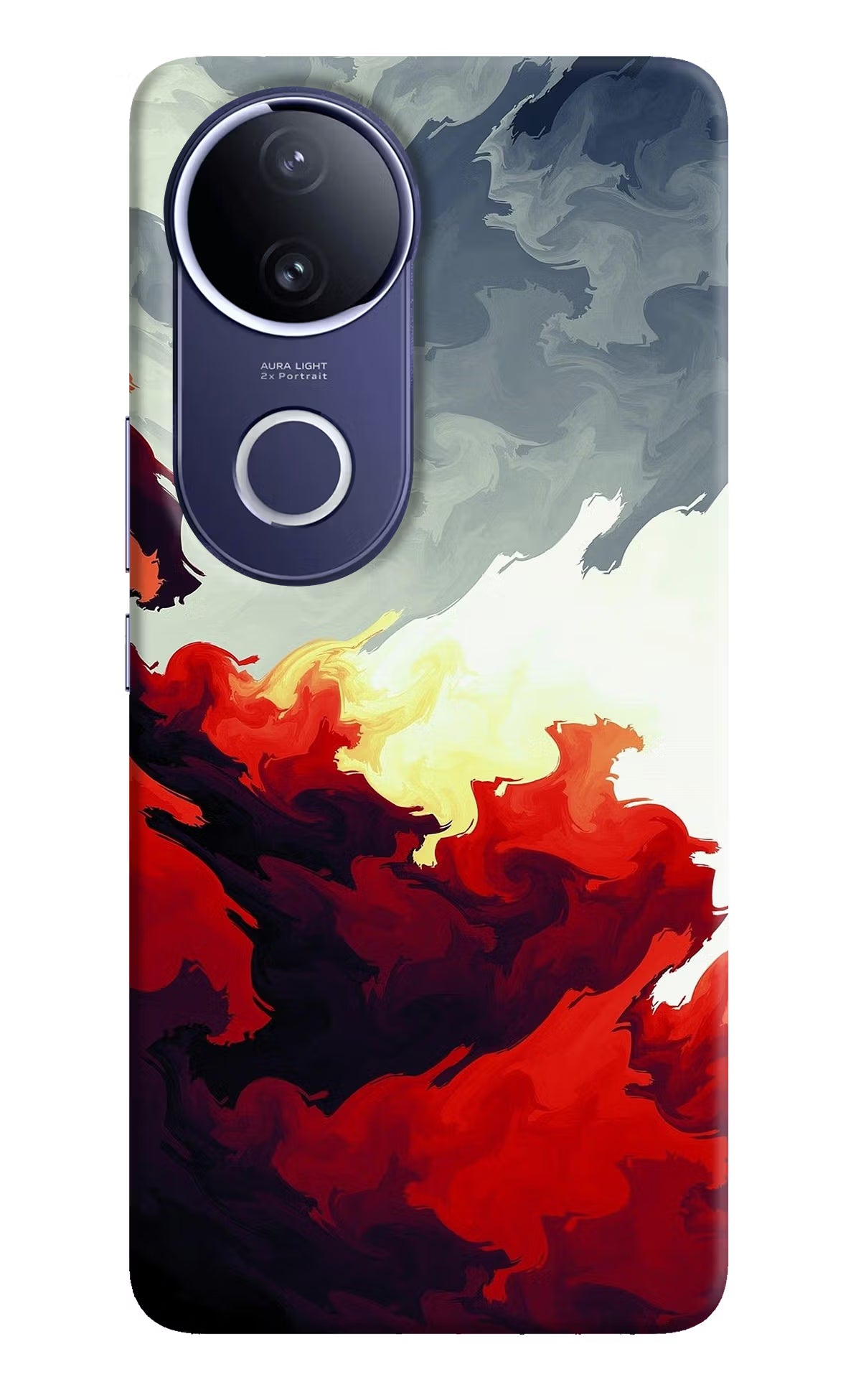 Fire Cloud Vivo V50e 5G Hard Case Back Cover by Casekaro