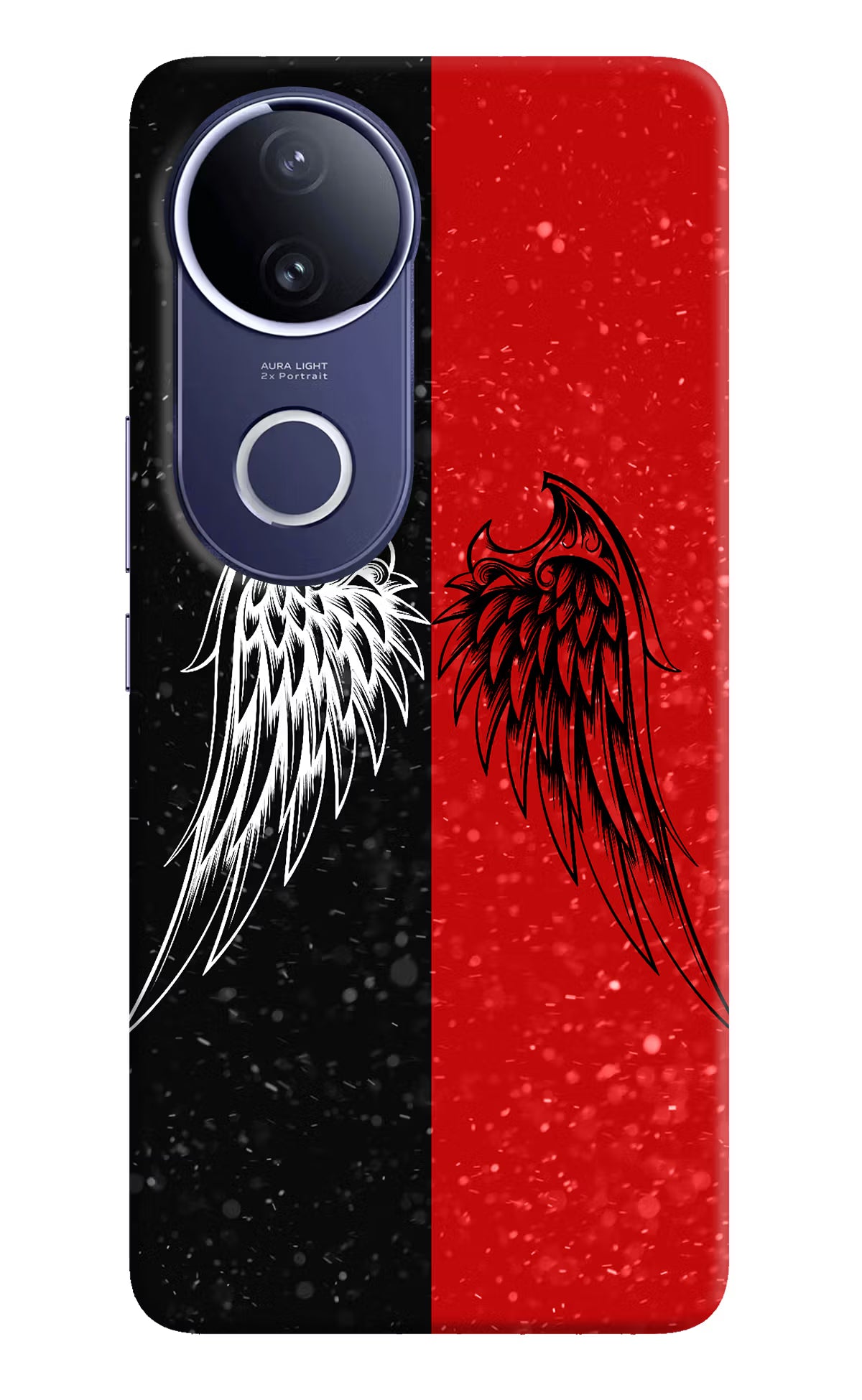 Wings Vivo V50e 5G Hard Case Back Cover by Casekaro