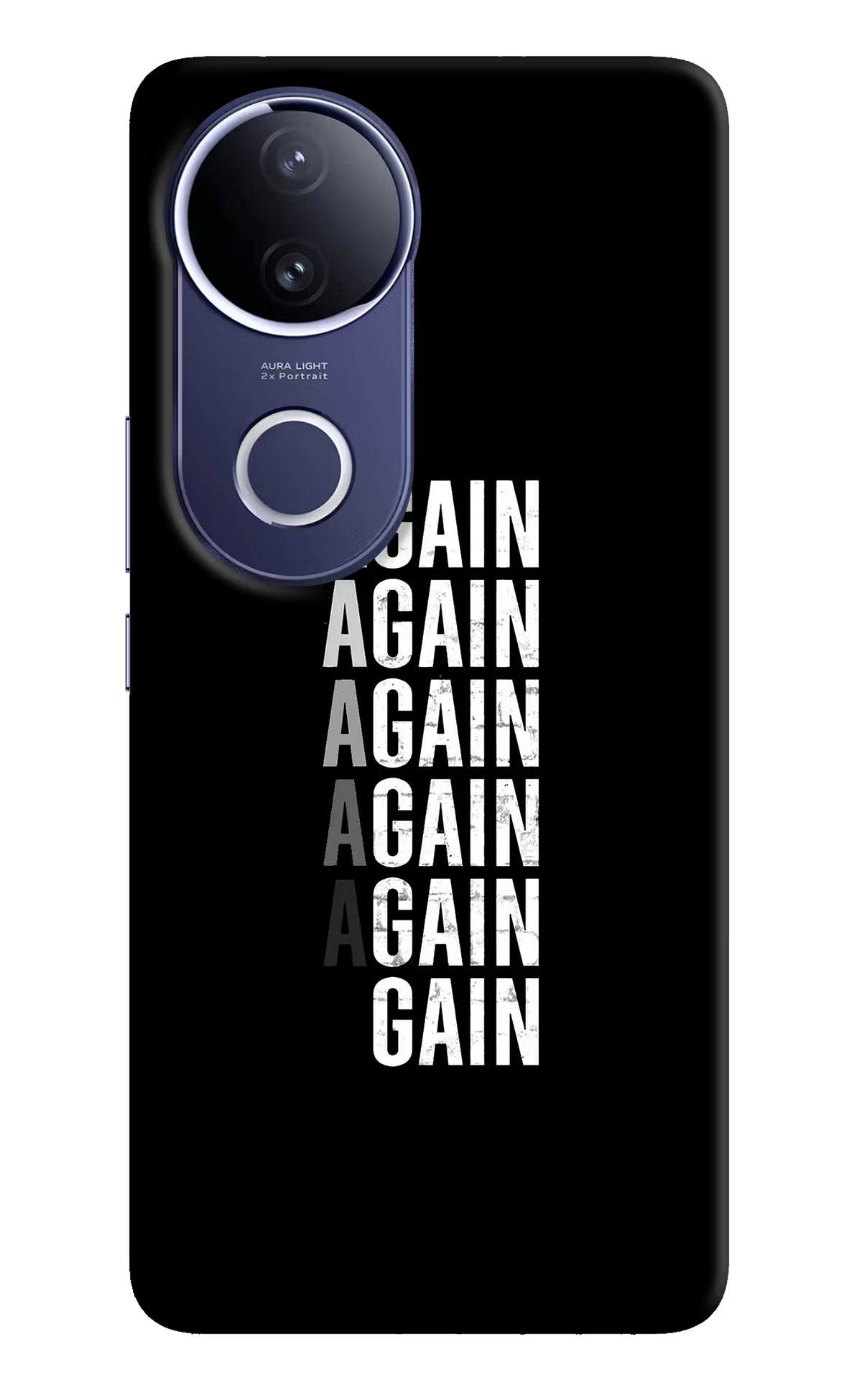 Again Again Gain Vivo V50e 5G Hard Case Back Cover by Casekaro