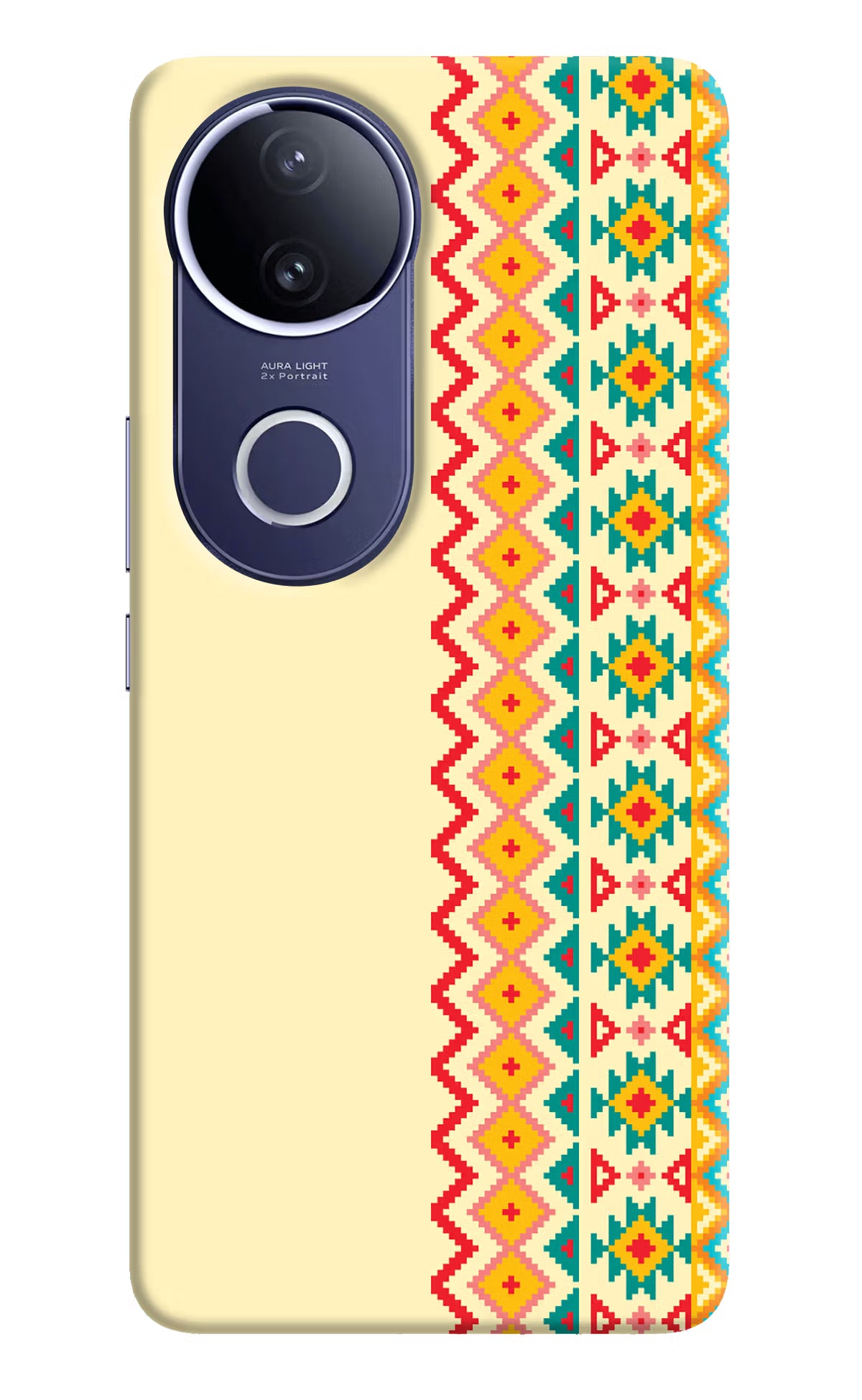 Ethnic Seamless Vivo V50e 5G Hard Case Back Cover by Casekaro
