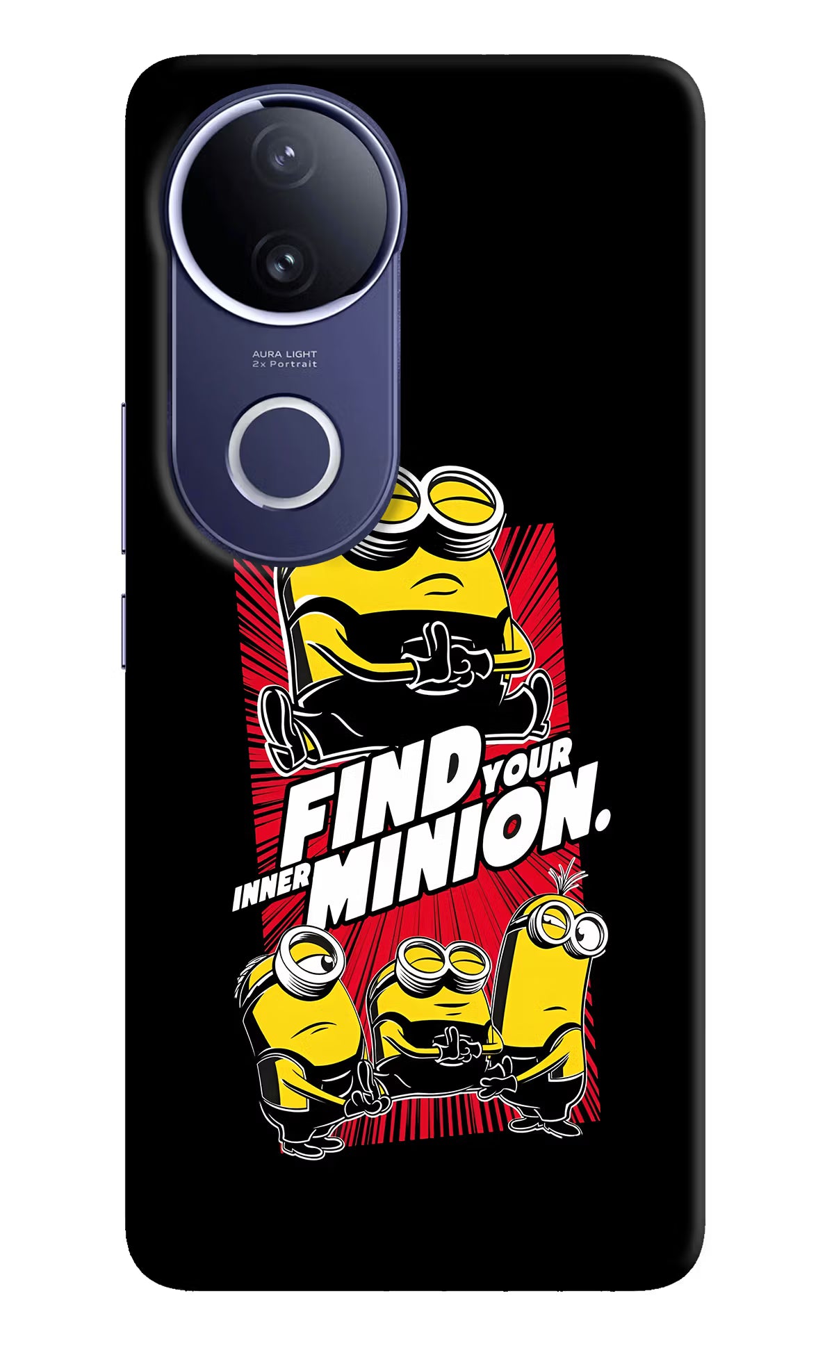 Find your inner Minion Vivo V50e 5G Hard Case Back Cover by Casekaro