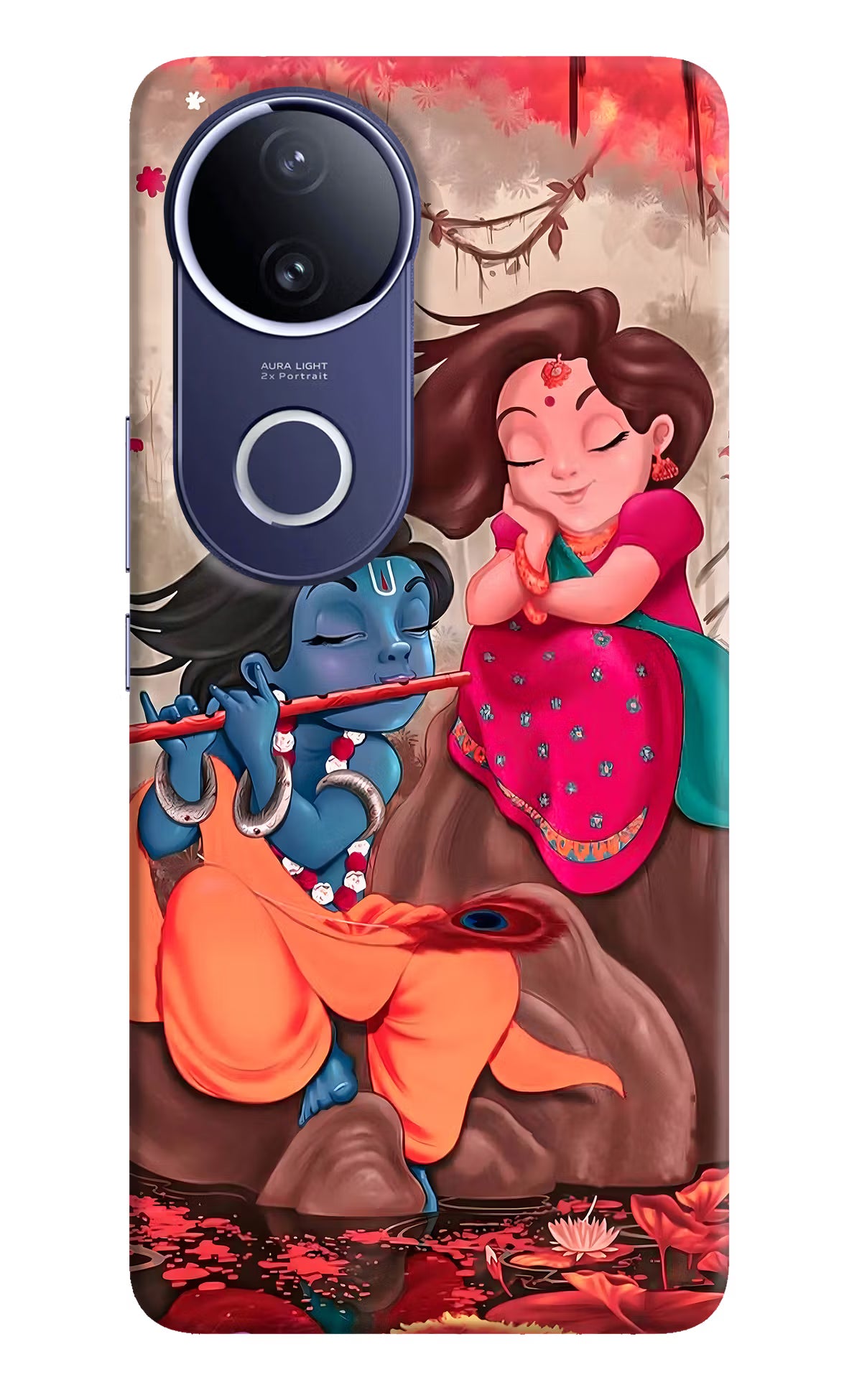 Radhe Krishna Vivo V50e 5G Hard Case Back Cover by Casekaro