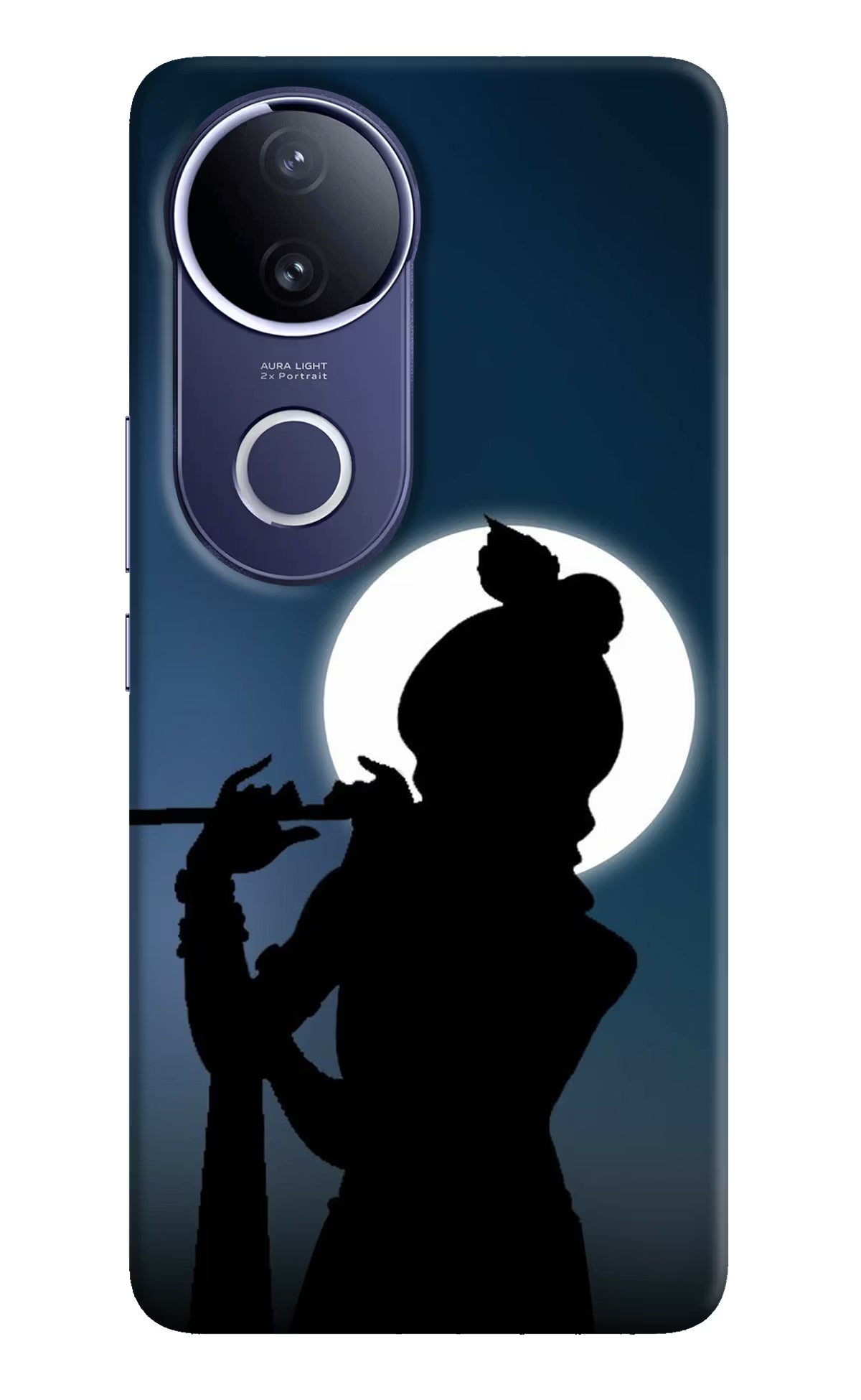 Shri Krishna Silhouette Vivo V50e 5G Hard Case Back Cover by Casekaro