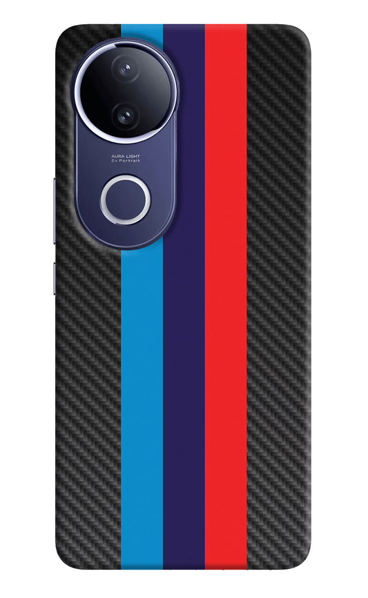BMW Stripes Pattern Vivo V50e 5G Hard Case Back Cover by Casekaro