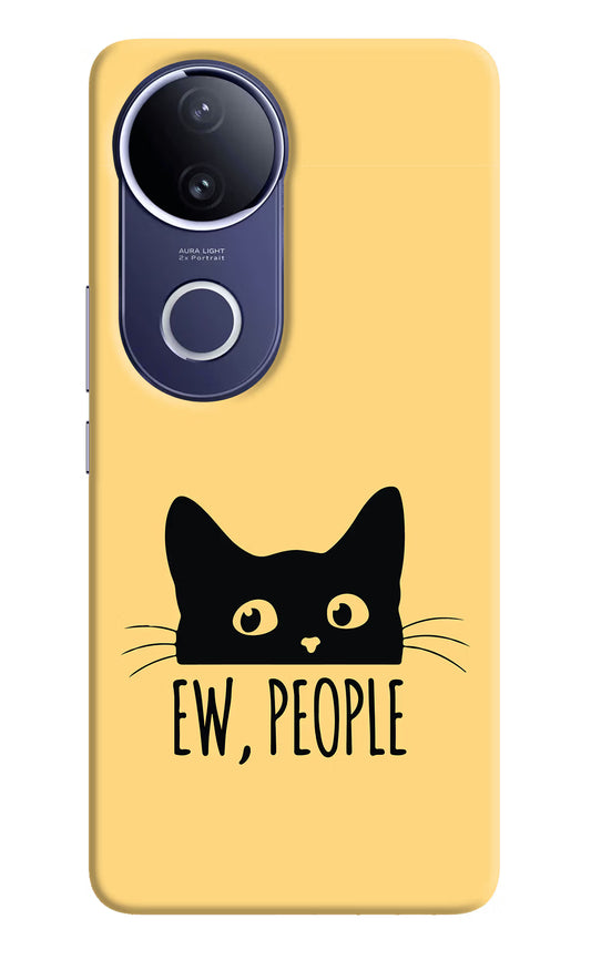 Ew People Catitude Vivo V50e 5G Hard Case Back Cover by Casekaro