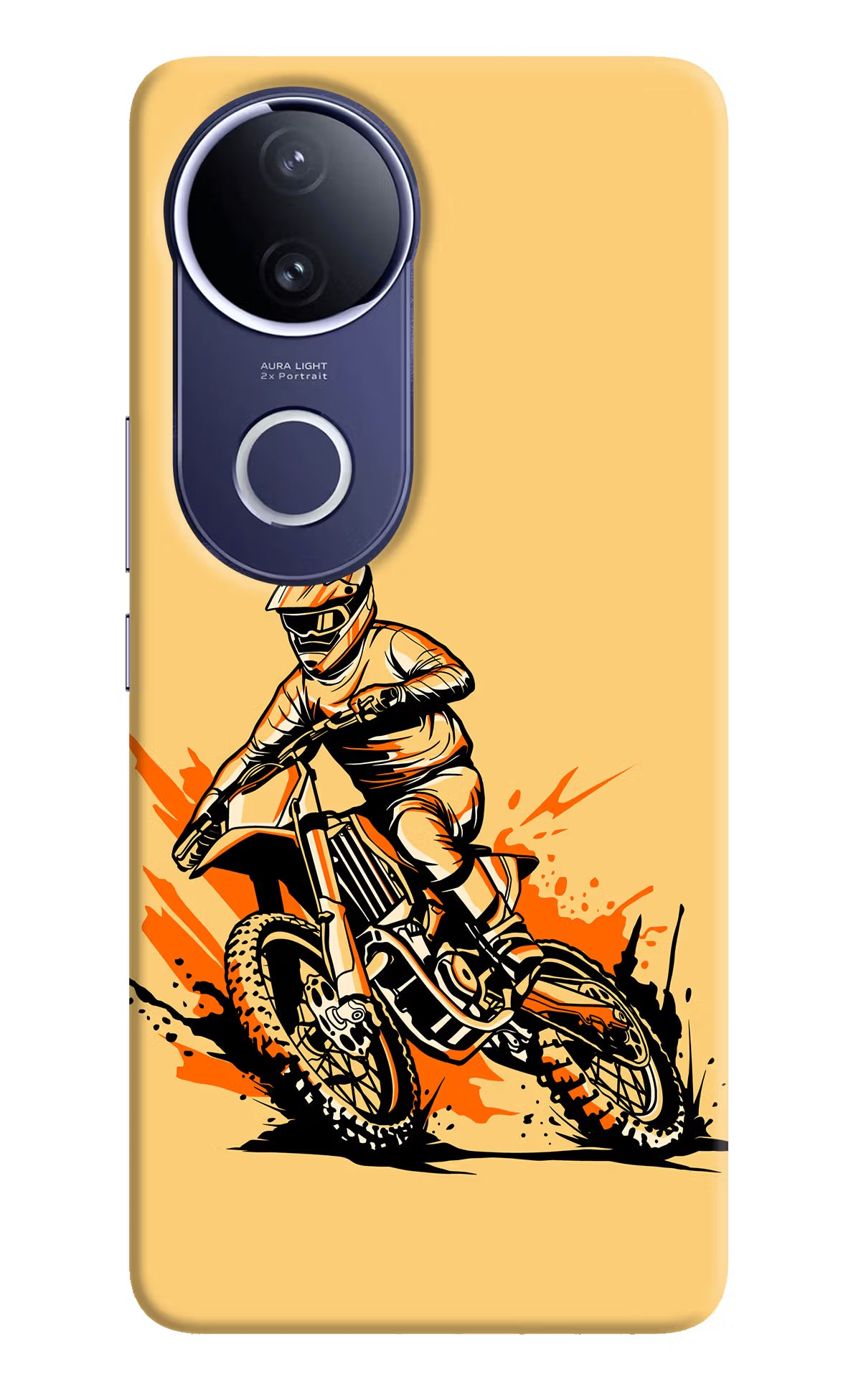 Off-Road Fury Vivo V50e 5G Hard Case Back Cover by Casekaro