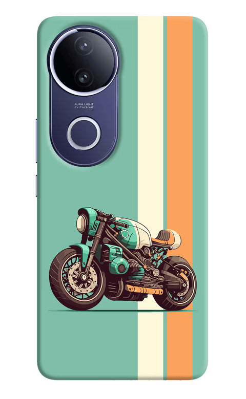Striped Moto Drift Vivo V50e 5G Back Cover