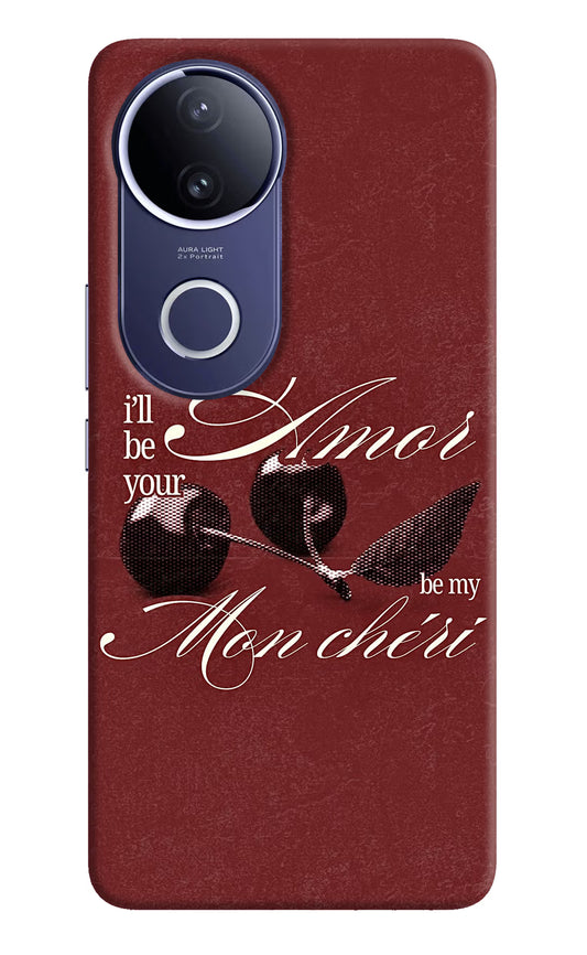 Velvet Cherry Vivo V50e 5G Back Cover