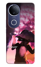 Forever Cat Vivo V50e 5G Hard Case Back Cover by Casekaro
