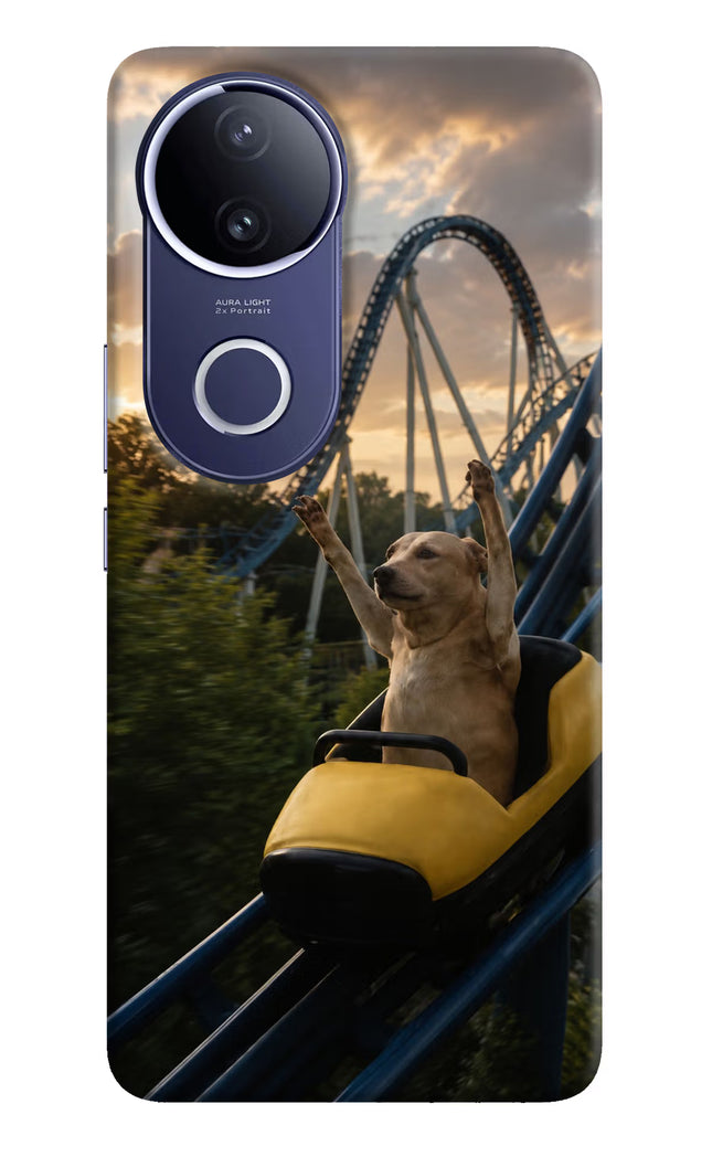 Rollercoaster Dog Vivo V50e 5G Hard Case Back Cover by Casekaro