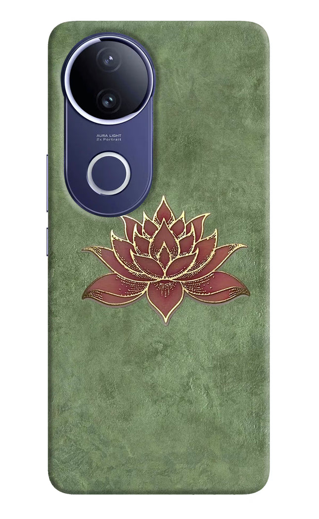 Lotus Grace Vivo V50e 5G Hard Case Back Cover by Casekaro