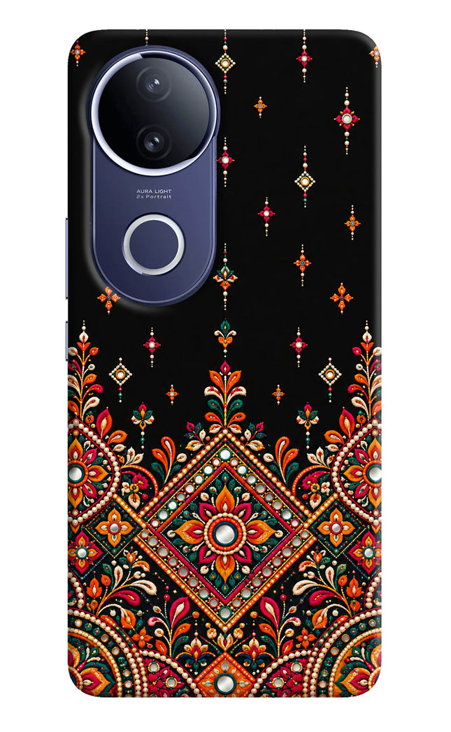 Noir Mehfil Vivo V50e 5G Hard Case Back Cover by Casekaro