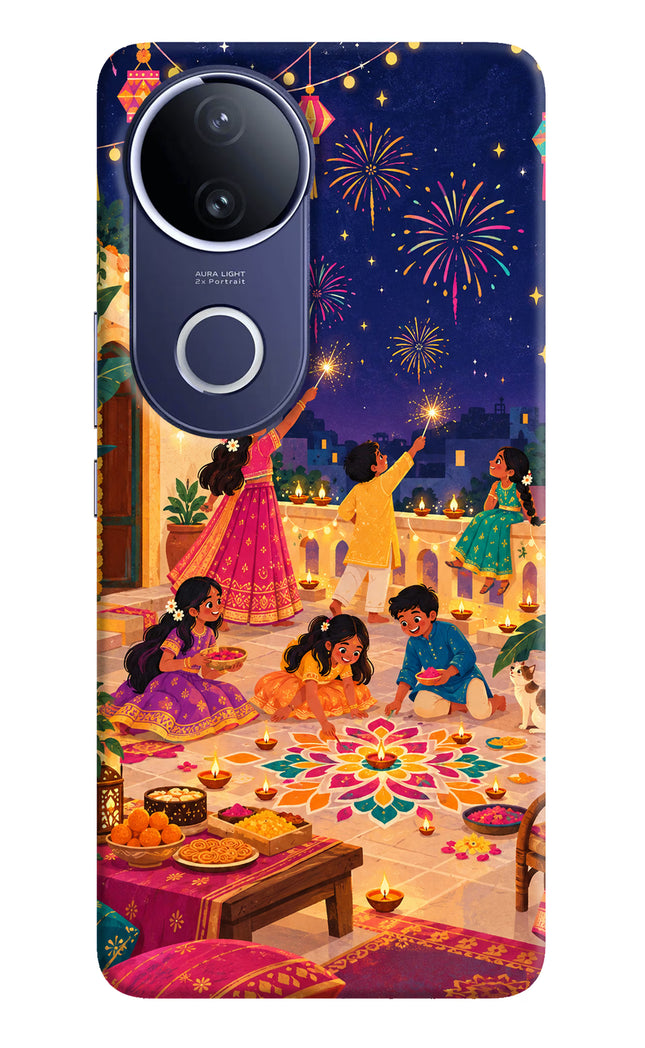 Diwali Night Vivo V50e 5G Hard Case Back Cover by Casekaro