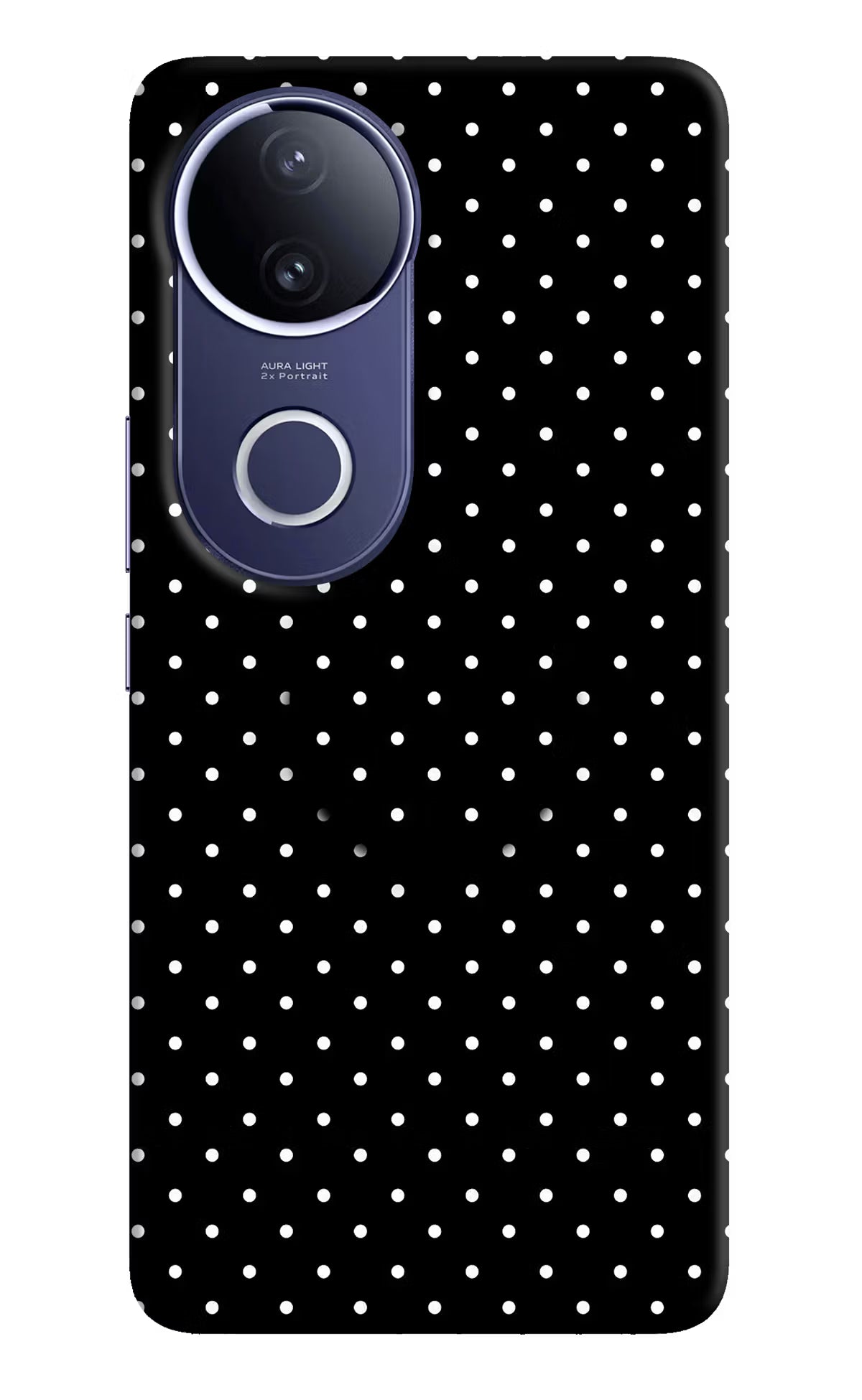 White Dots Vivo V50e 5G Pop Case by Casekaro
