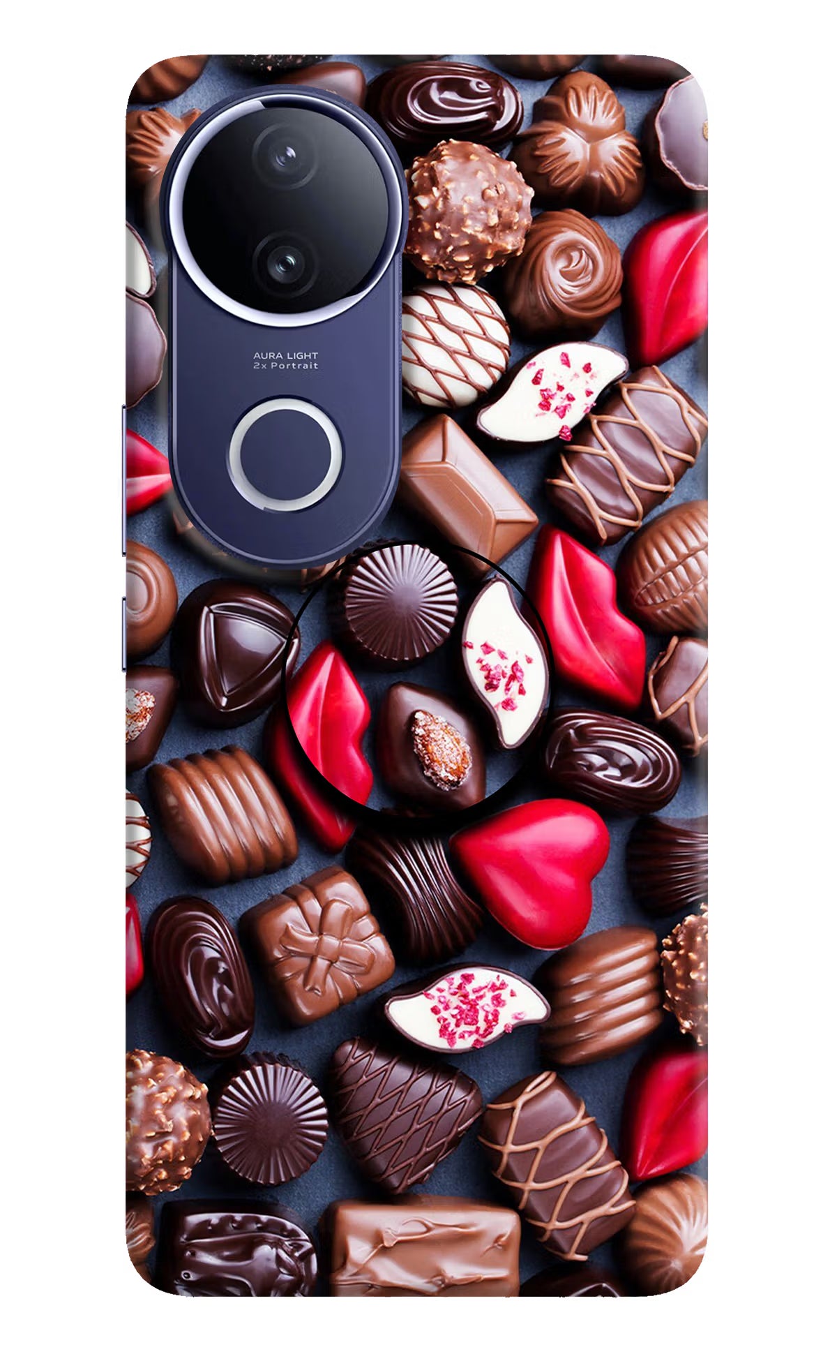 Chocolates Vivo V50e 5G Pop Case by Casekaro