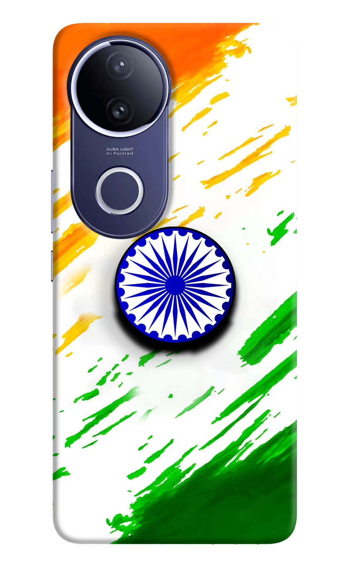Indian Flag Ashoka Chakra Vivo V50e 5G Pop Case by Casekaro