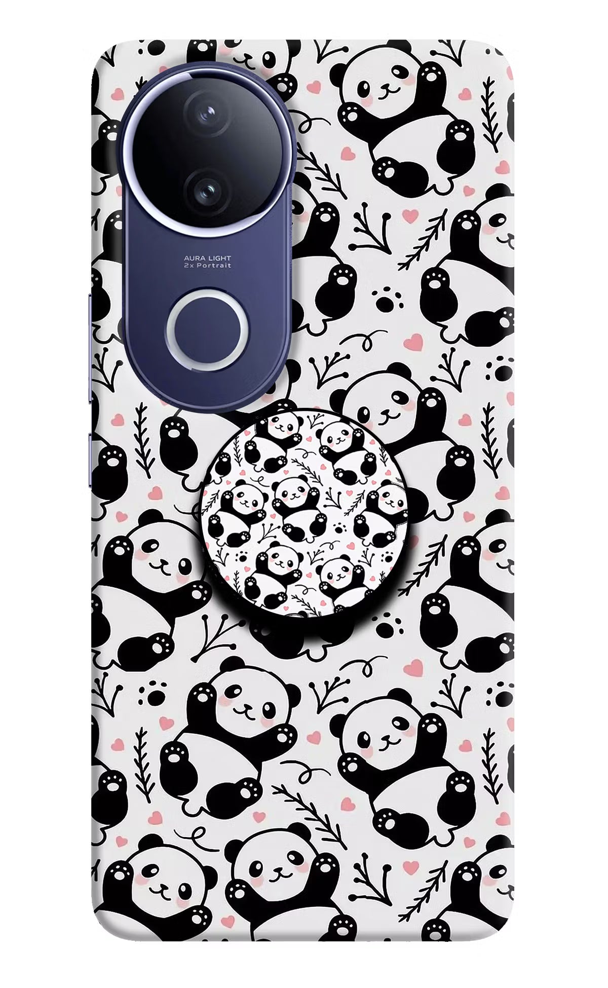 Cute Panda Vivo V50e 5G Pop Case by Casekaro