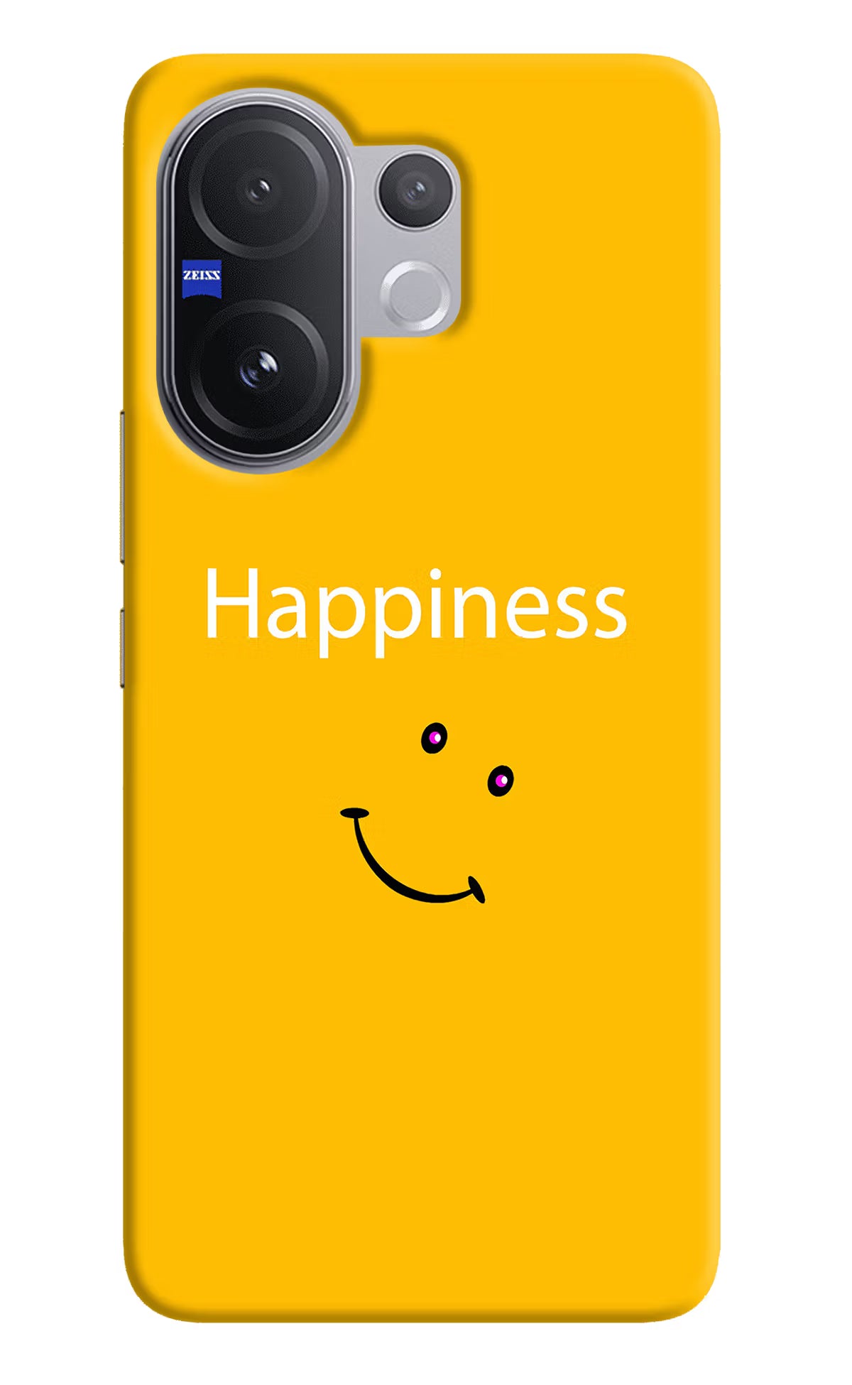 Happiness With Smiley Vivo V60 5G Hard Case Back Cover by Casekaro