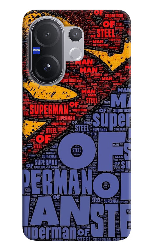Superman Vivo V60 5G Hard Case Back Cover by Casekaro