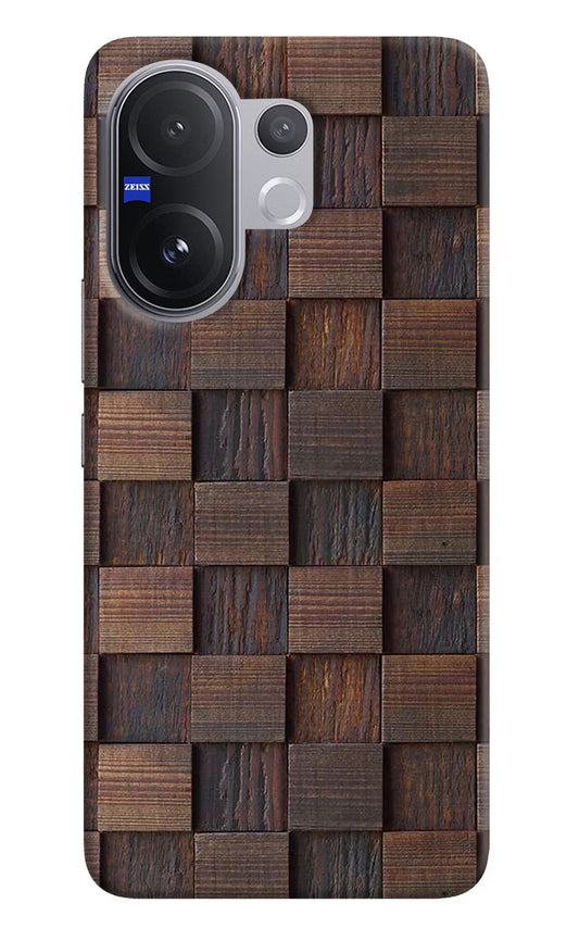 Wooden Cube Design Vivo V60 5G Hard Case Back Cover by Casekaro