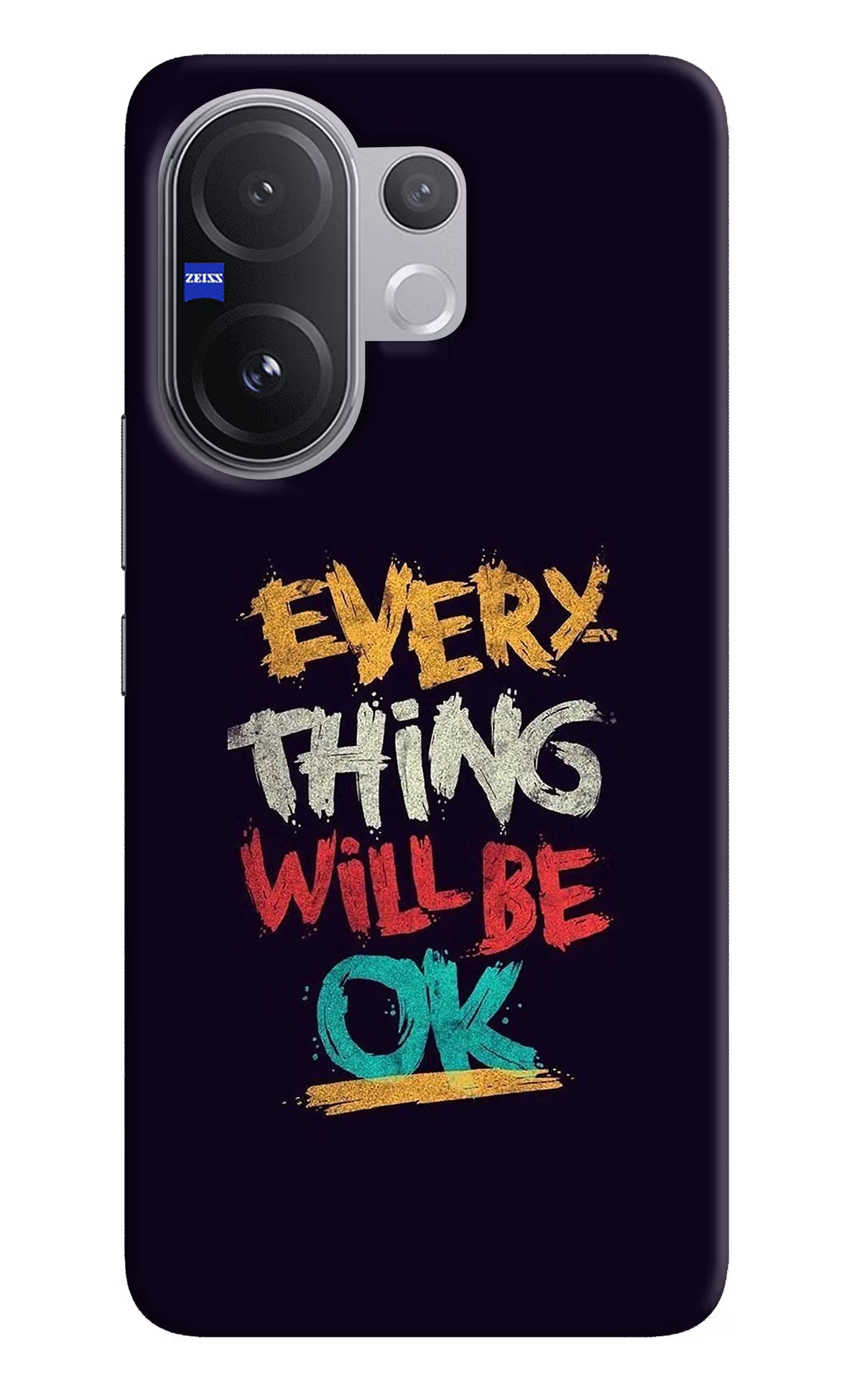 Everything Will Be Ok Vivo V60 5G Hard Case Back Cover by Casekaro