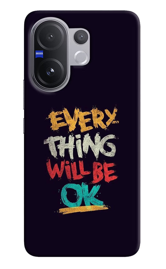 Everything Will Be Ok Vivo V60 5G Hard Case Back Cover by Casekaro