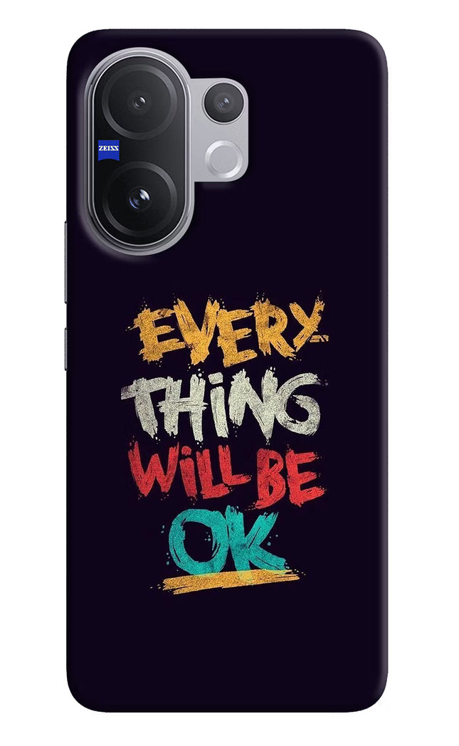 Everything Will Be Ok Vivo V60 5G Hard Case Back Cover by Casekaro
