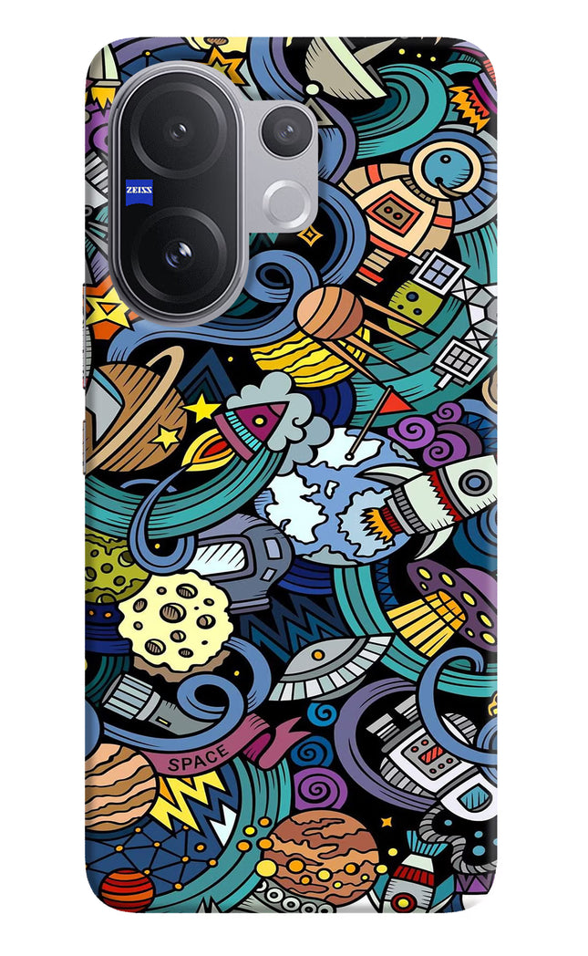 Space Abstract Vivo V60 5G Hard Case Back Cover by Casekaro