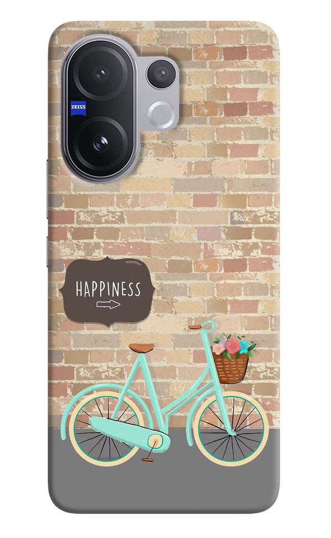 Happiness Artwork Vivo V60 5G Hard Case Back Cover by Casekaro