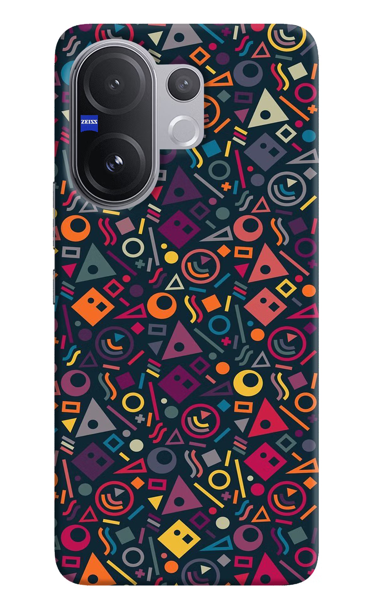 Geometric Abstract Vivo V60 5G Hard Case Back Cover by Casekaro