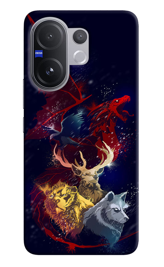 Game Of Thrones Vivo V60 5G Hard Case Back Cover by Casekaro