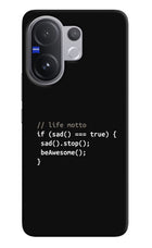 Life Motto Code Vivo V60 5G Hard Case Back Cover by Casekaro