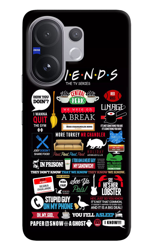 FRIENDS Vivo V60 5G Hard Case Back Cover by Casekaro