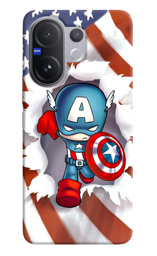 Captain America Vivo V60 5G Hard Case Back Cover by Casekaro